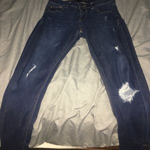 Express Jeans Midrise Ankle Leggings